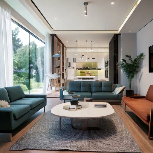 Homebuyer exploring a property through AI-powered 3D virtual tour and immersive walkthrough on a real estate website.