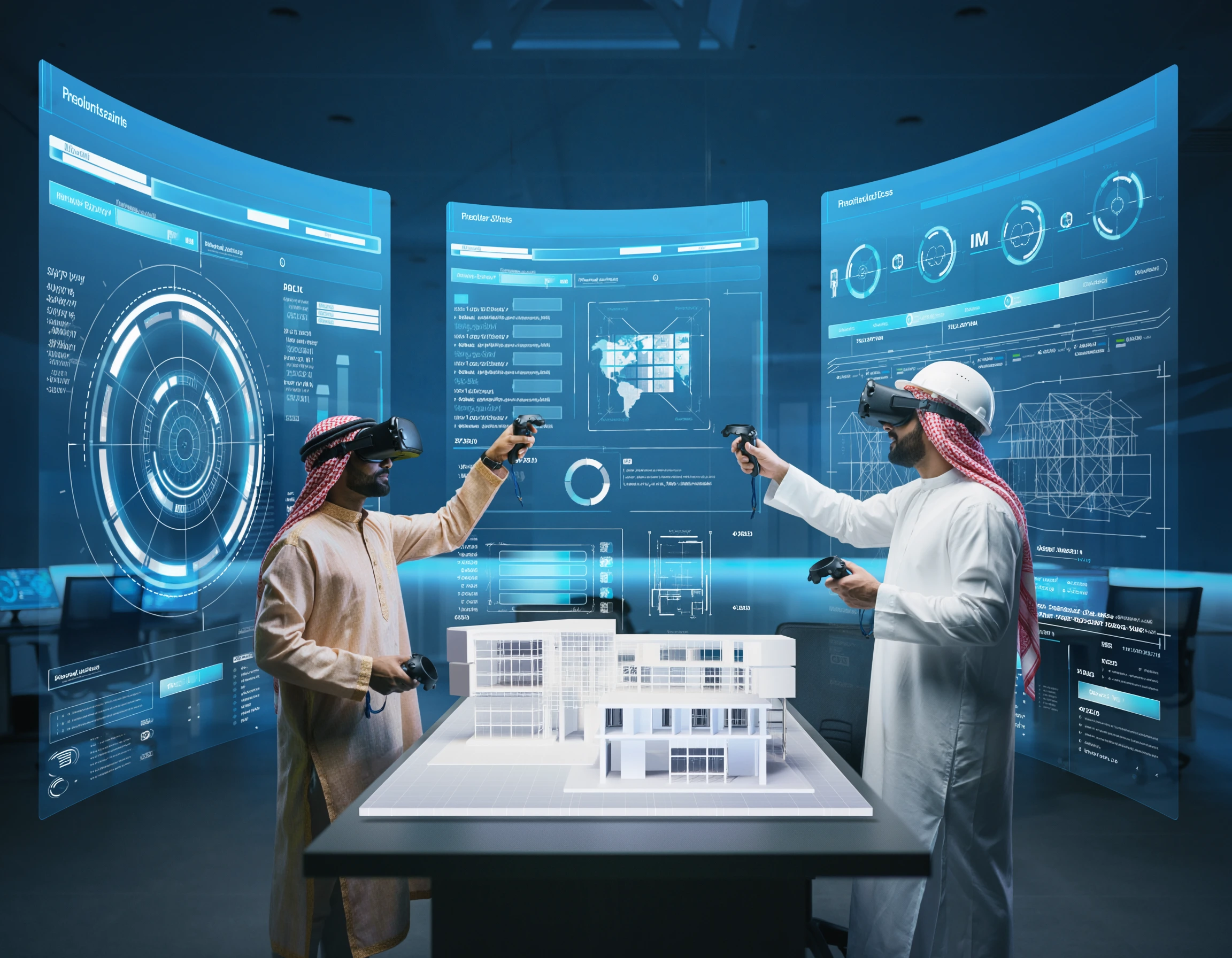 virtual experience centre showing multisensory product demo with immersive storytelling and real time visitor analytics.